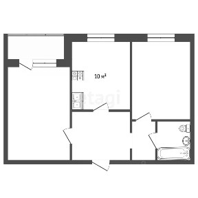 Продается 2-комн. квартира, 52 м²