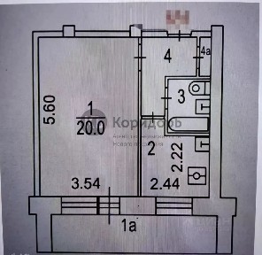 Продается 1-комн. квартира, 33,4 м²