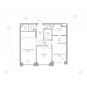 Продается 3-комн. квартира, 92 м²