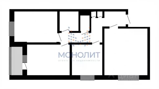 Продается 3-комн. квартира, 61,7 м²