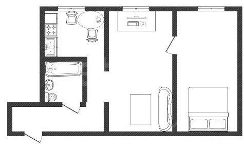 Продается 2-комн. квартира, 45,7 м²