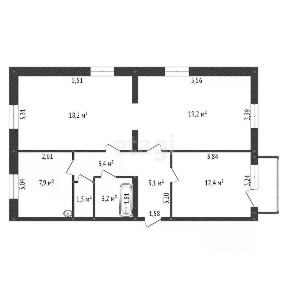 Продается 3-комн. квартира, 70,9 м²