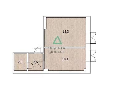 Продается 1-комн. квартира, 27,3 м²