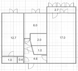 Продается 2-комн. квартира, 44,5 м²