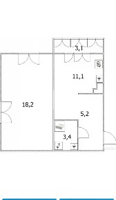 Продается 1-комн. квартира, 37,2 м²