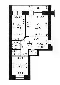 Продается 2-комн. квартира, 58,7 м²