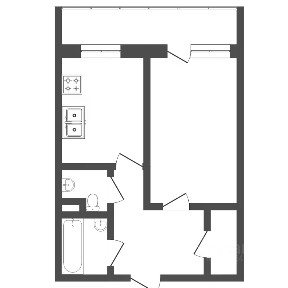Сдается 1-комн. квартира, 38 м²