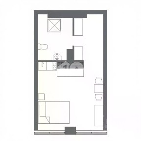 Продаются 1-комн. апартаменты, 31 м²