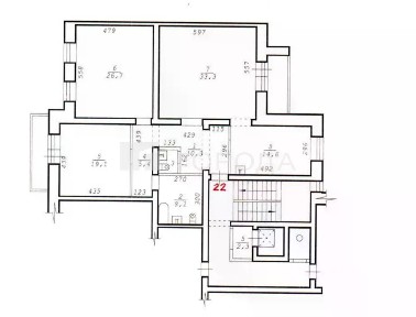 Продается 3-комн. квартира, 120 м²