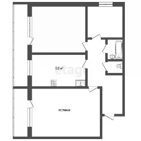 Продается 3-комн. квартира, 59,2 м²