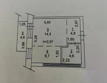 Продается студия, 30,4 м²