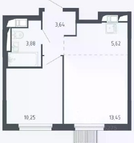 Сдается 1-комн. квартира, 36 м²