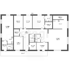 Продается 1-этажный дом, 216,4 м²