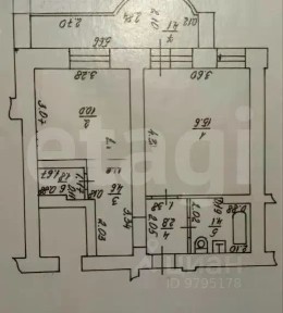 Продается 1-комн. квартира, 54,8 м²