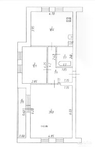 Продается 2-комн. квартира, 71,1 м²
