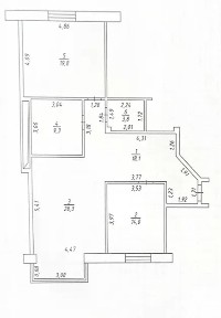Продается 3-комн. квартира, 93,3 м²