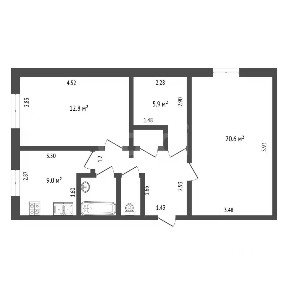 Продается 3-комн. квартира, 59 м²