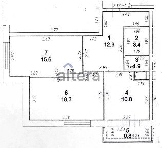 Продается 2-комн. квартира, 62,3 м²