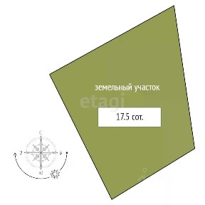 Продается участок, 17,5 сот.