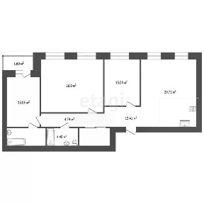 Продается 4-комн. квартира, 108 м²