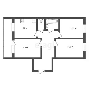 Продается 3-комн. квартира, 63,7 м²