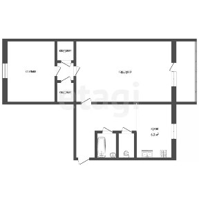 Продается 2-комн. квартира, 45 м²