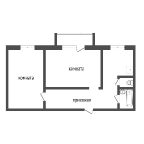 Продается 2-комн. квартира, 54 м²