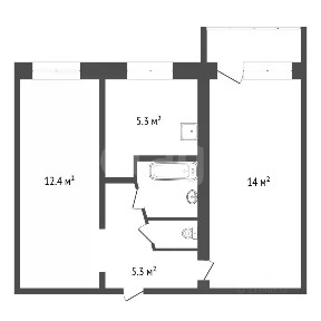 Продается 2-комн. квартира, 40,3 м²