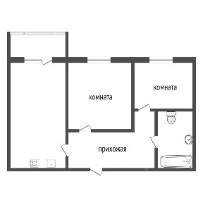Продается 3-комн. квартира, 57 м²