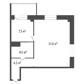 Продается 2-комн. квартира, 40,9 м²