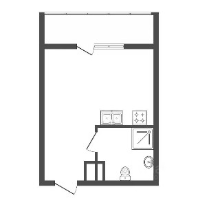 Продается студия, 22 м²