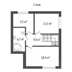 Продается 2-этажный дом, 122,2 м²