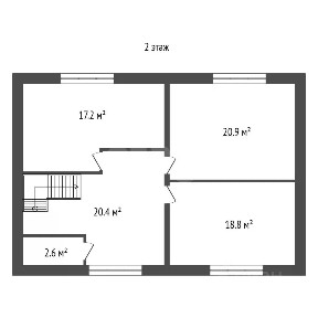 Продается 2-этажный дом, 160 м²