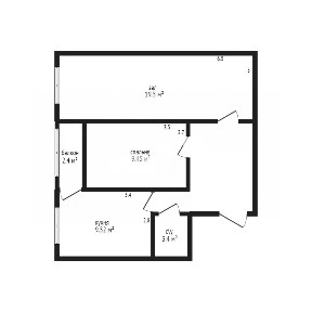 Продается 2-комн. квартира, 50,5 м²