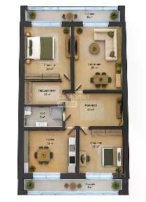 Продается 3-комн. квартира, 70 м²
