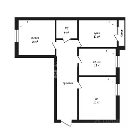 Продается 3-комн. квартира, 84 м²