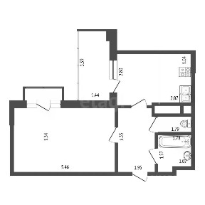 Продается 1-комн. квартира, 40 м²