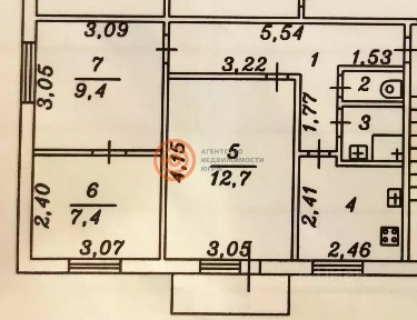 Продается 3-комн. квартира, 46,3 м²