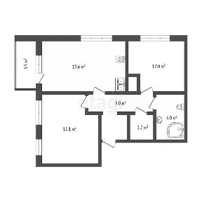 Продается 2-комн. квартира, 63 м²