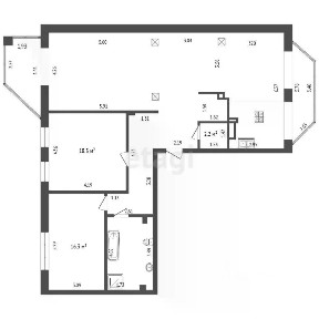 Продается 3-комн. квартира, 119,1 м²