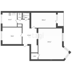 Продается 3-комн. квартира, 104 м²