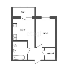 Продается 1-комн. квартира, 37 м²