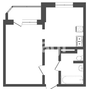 Продается 1-комн. квартира, 39,6 м²