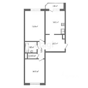 Продается 2-комн. квартира, 67,5 м²