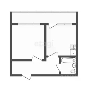 Продается 1-комн. квартира, 43 м²