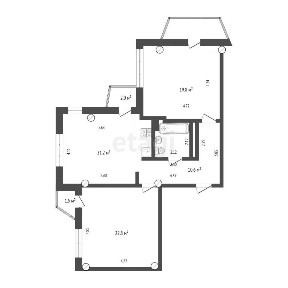 Продается 2-комн. квартира, 79 м²