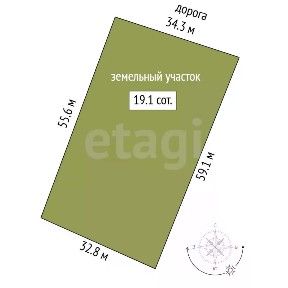 Продается участок, 19,12 сот.