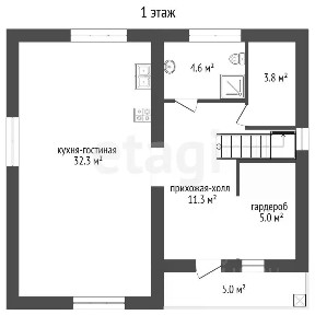 Продается 2-этажный дом, 130 м²