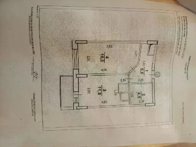Продается 1-комн. квартира, 38,4 м²