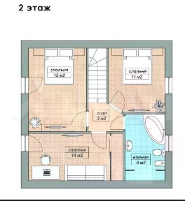 Продается 2-этажный дом, 104 м²